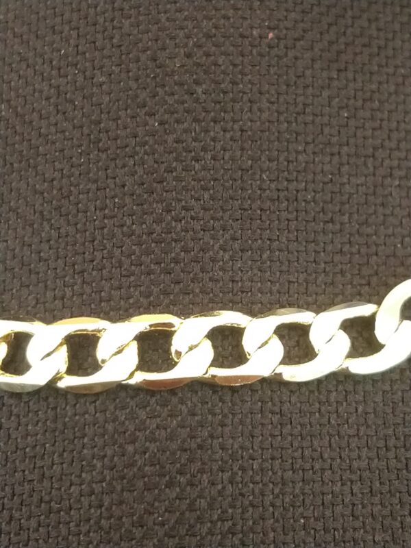 Pulsera de oro laminado corte barbada