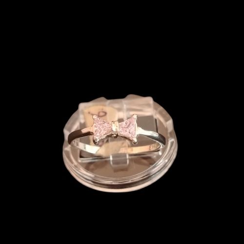 Anillo moño rosa