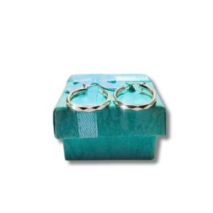 Arracadas facetadas chicas-medianas