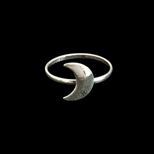 Anillo luna liso