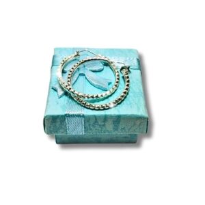 Arracadas chicas-medianas acabado cuadros