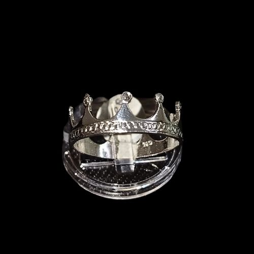 Anillo corona liso