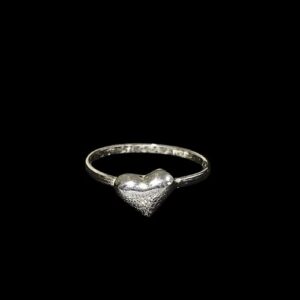 Anillo corazón liso