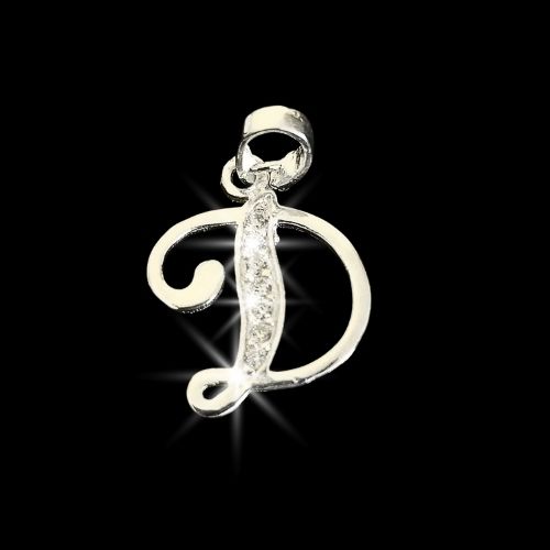 Dije Inicial con circonias