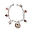 Pulsera mexicana corazones y perlas
